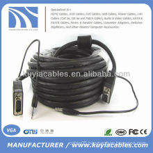 10FT SVGA VGA with 3.5mm audio male to male Cable For PC Projector